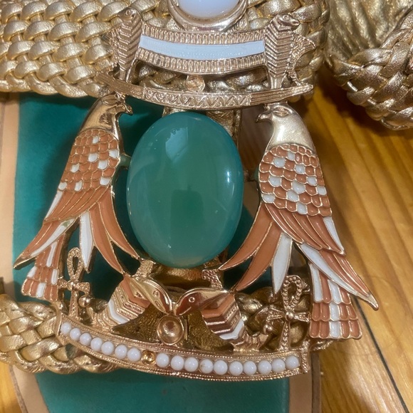 Ivy Kirzhner Tutankhamen leather sandals! $365 - Picture 3 of 7